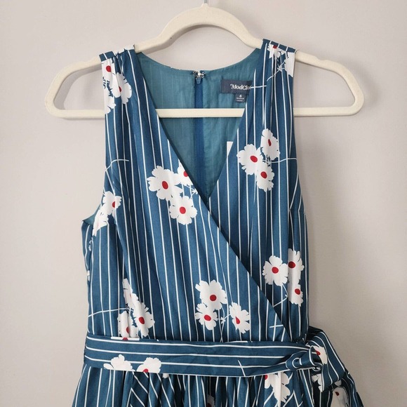 Modcloth Instant‎ Energy Faux Wrap Midi Dress Size 6 NWT - Picture 5 of 12